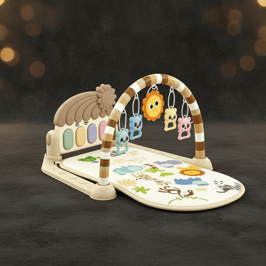 Baby Foot Piano Play Mat - warm luxury editorial
